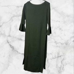 【新品未使用】デュラスアンビエント❤ニットワンピース フレアスリーブの画像