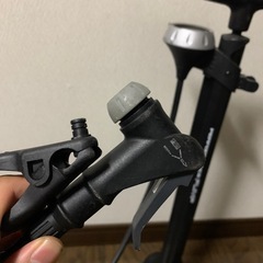 自転車 空気入れ クロスバイク ロードバイク 仏式バルブ対応の画像