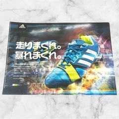 【新品未使用】adidas❤クリアファイル　サッカースパイク 9枚　まとめ売りの画像