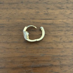 ワープデザインピアス両耳の画像