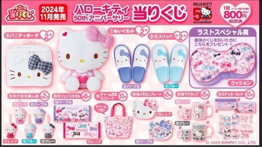 一番くじの一等賞のハローキティ 【公式通販】