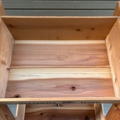 ワイン収納ボックス　木の画像