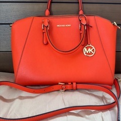 MICHEAL KORS バッグ 2way オレンジ
