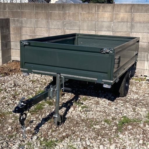 a1029601 タイトジャパン ADVENTURE BX アドベンチャー ブラック カーゴトレーラー 軽トレーラー 250kg 牽引免許不要 ヒッチ キャンプ 中古