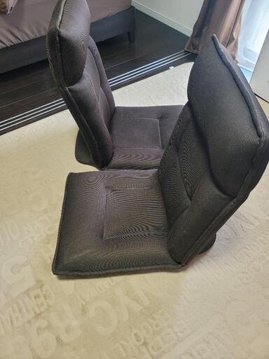 倒れにくい座椅子　カインズ　2個セット(購入者決まりました。)