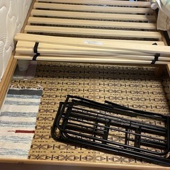 すのこベッド&マット　セミダブルの画像