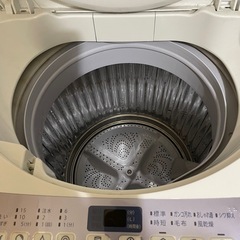 シャープ全自動洗濯機 ES-T710 7㎏ 2019年式の画像