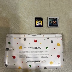  ニンテンドー3DS LL どうぶつの森バージョンの画像