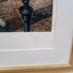 額装 シルクスクリーン ヒロ・ヤマガタ「プロポーズ」