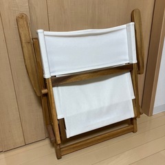 受渡者決定！ニトリ　アウトドア木製ローチェアの画像