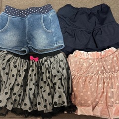 110センチ　女の子　スカート　ズボン