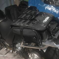 バイクシ－トバック大容量19-29L 美品　使用回数2回　取り付け簡単の画像