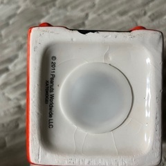 スヌーピー貯金箱　陶器の画像