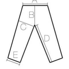 未使用に近いストレッチデニムパンツの画像