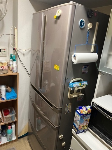 日立　500L冷蔵庫　2008年式　動作品　6枚ドア