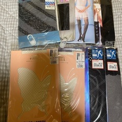 ブランド品柄ストッキング等詰め合わせ8点