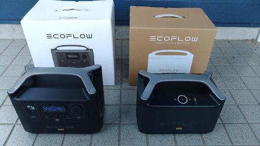 エコフロー　riverPRO　\u0026　専用ｴｸｽﾄﾗーﾊﾞｯﾃﾘ-
