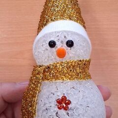 とっても可愛い雪だるまです✨