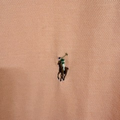 ラルフローレン　長袖シャツ　サーモンピンク　フリーサイズ　美品の画像