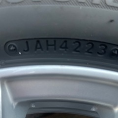 155/65R14 ブリヂストンスタッドレス、綺麗な社外アルミホイール