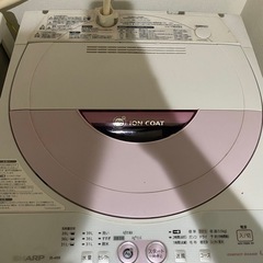 シャープ　洗濯機の画像