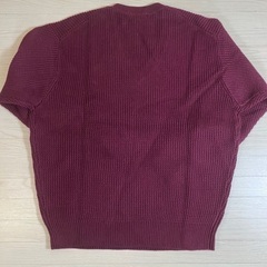 【新品】ユニクロ オーバーサイズ Vネックセーター(長袖) Mサイズの画像
