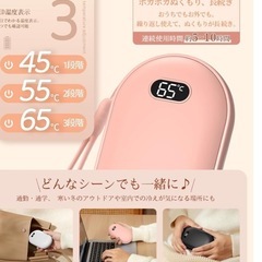 新品　PSE認証済み　充電式カイロの画像