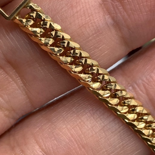 K18 喜平 6面ダブル　スターカット　11.4g 約18.5cm