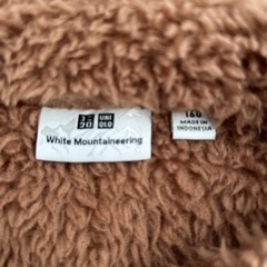 ▪UNIQLO▪フリース▪ブラウン▪160▪の画像