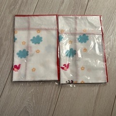 ガーゼハンカチ２枚セットの画像