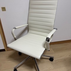 昇降機能付きオフィスチェア（合皮）