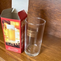 アサヒビールのグラス　5個　箱入り
