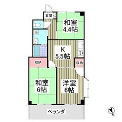 💕初月家賃無料！😲 3K / 47.62㎡賃料66,000円！🌟...