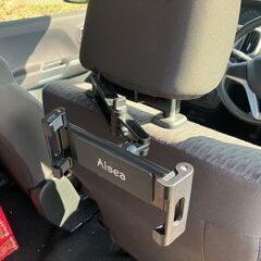【中古】車のヘッドレスト　スマホ・タブレットホルダー