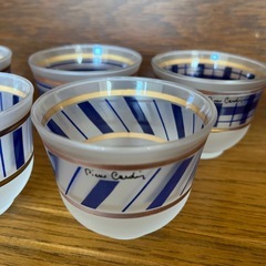 ピエールカルダン　ロゴ入り　冷茶グラス　5個の画像