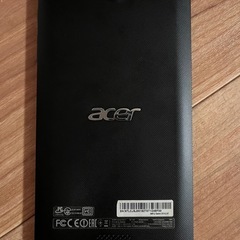  【お子様用に】acer タブレット の画像