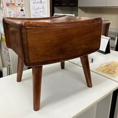 O2411-210 木製チェア スツール キズ・汚れあり　中古