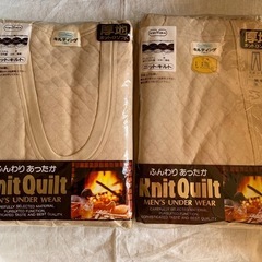 新品
メンズ　ニットキルト　3L 上下セット 