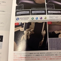 30系アルファード　トヨタ純正セカンドシートカバーの画像