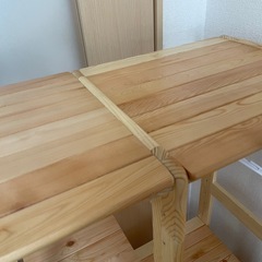 カインズ木製ラックの画像