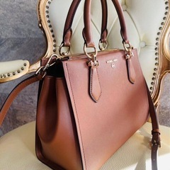 新品未使用　箱付　マイケルコース　ハンドバック　ブラウンの画像