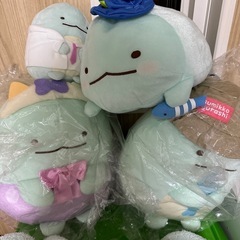 すみっこぐらし　とかげ　ぬいぐるみセット　トートバッグ