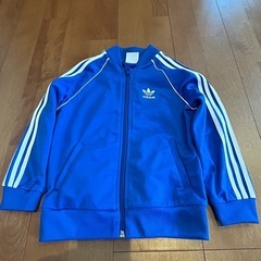 adidas100cmジャージセットアップ　短パン付きの画像