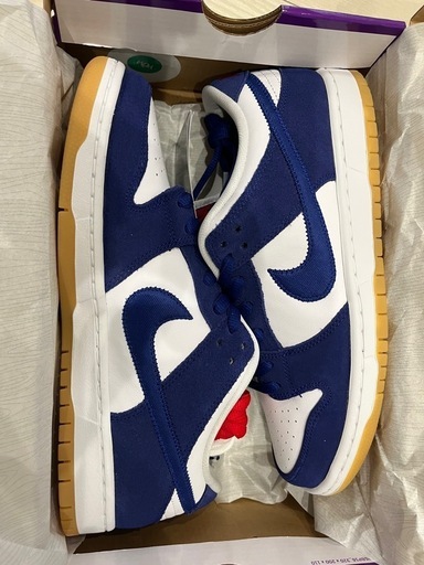 Nike SB Dunk Low "Los Angeles Dodgers/Deep  Blue"27㎝