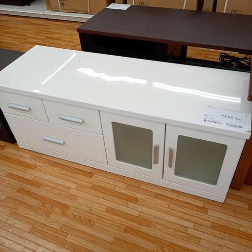 ★ジモティ割あり★ TV台　ホワイト　クリーニング済　YJ4395