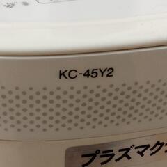 フィルター類全て新品交換済み 2009年製 シャープ 空気清浄機 KC-45Y2  黄ばみ有りの画像