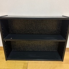 ブラックカラーボックス　CDや文庫本など