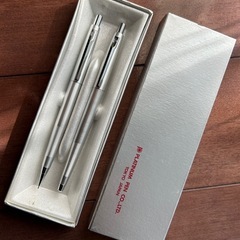 【ワンコイン】プラチナ　PLATINUM ボールペン　シャープペンセット　未使用品　の画像