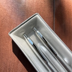 【ワンコイン】プラチナ　PLATINUM ボールペン　シャープペンセット　未使用品　の画像