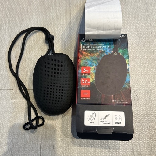 コンパクトBluetoothスピーカー　開封のみ